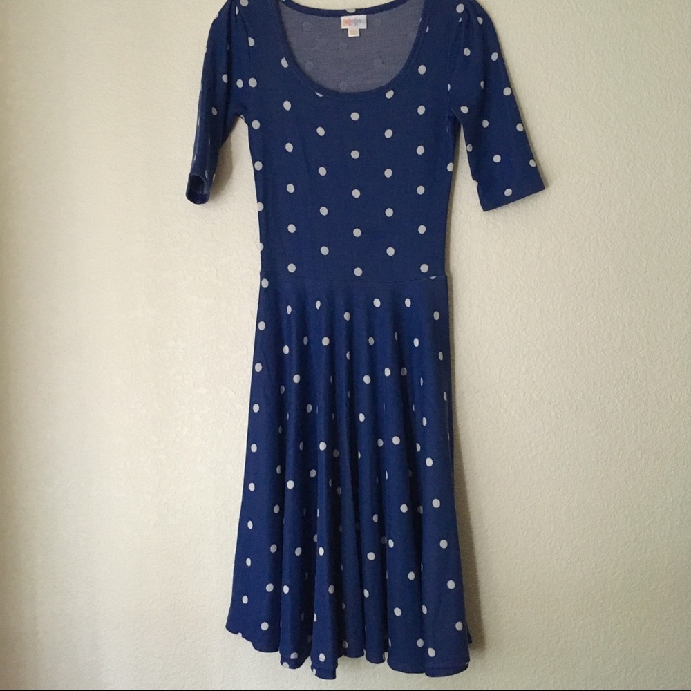 LuLaRoe Nicole Dress | Polka Dots
